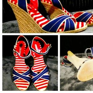 Charles David Star's and Stripes Espadrilles